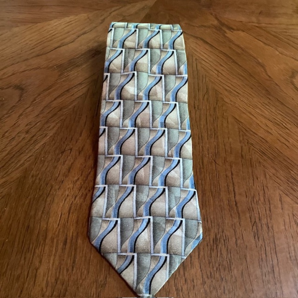ZYLOS PLATINUM George Machado silk tie